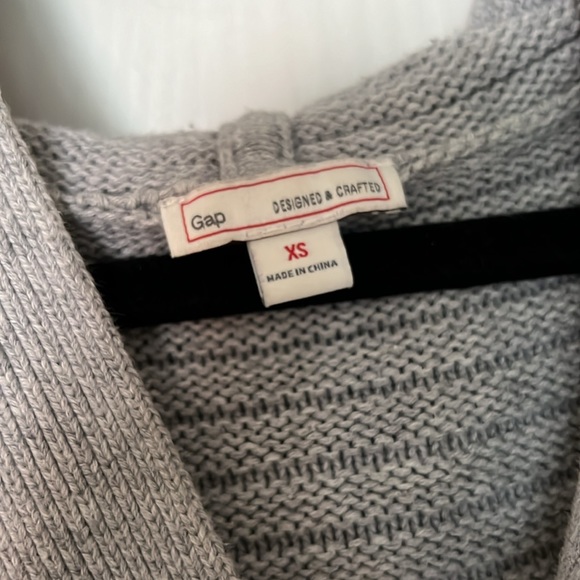GAP Knit Oversized Sweater Hoodie XS - Picture 3 of 4